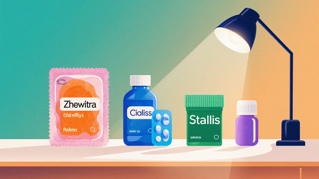 Zhewitra Oral Jelly (Vardenafil) vs Other ED Meds: In‑Depth Comparison