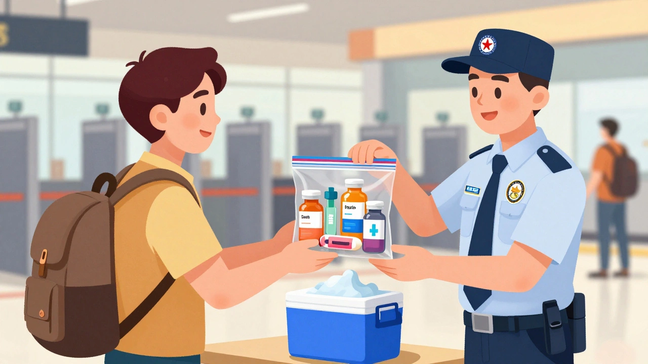 How to Clear Security with Liquid Medications and Supplies at the Airport