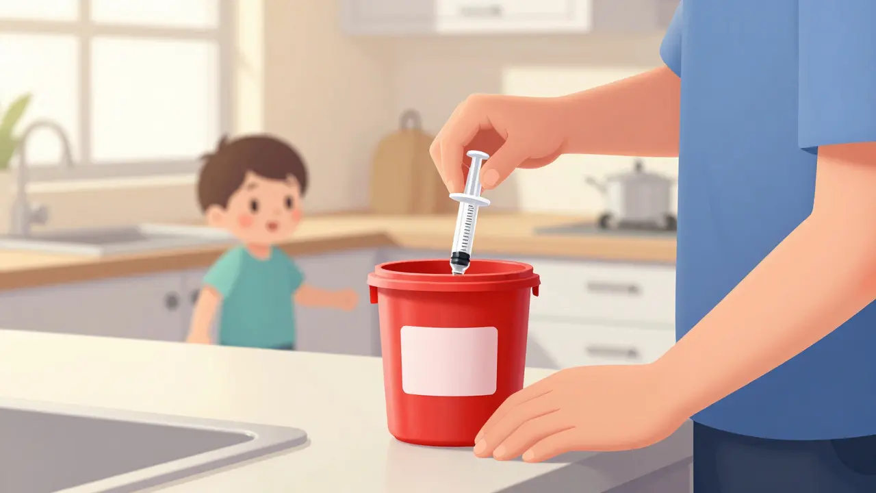 How to Safely Dispose of Sharps and Needles from Injected Medications